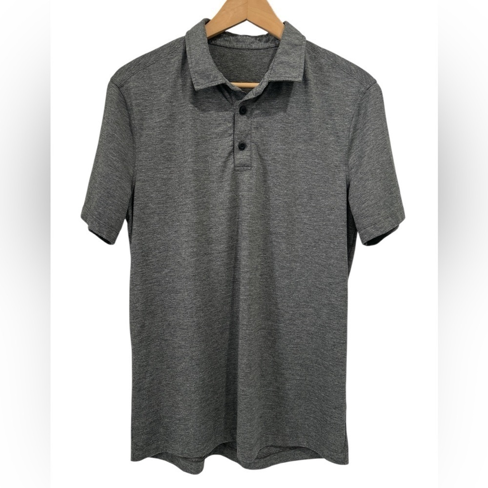 Lululemon Evolution Polo Heathered Black (First Release) - Small